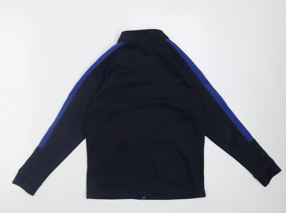 Preloved Finden Hales Boys Blue  Polyester Full Zip Sweatshirt Size 9-10 Years  Zip - Back
