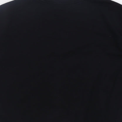 Preloved H&M Womens Black  Cotton Pullover Sweatshirt Size S  Pullover - Label
