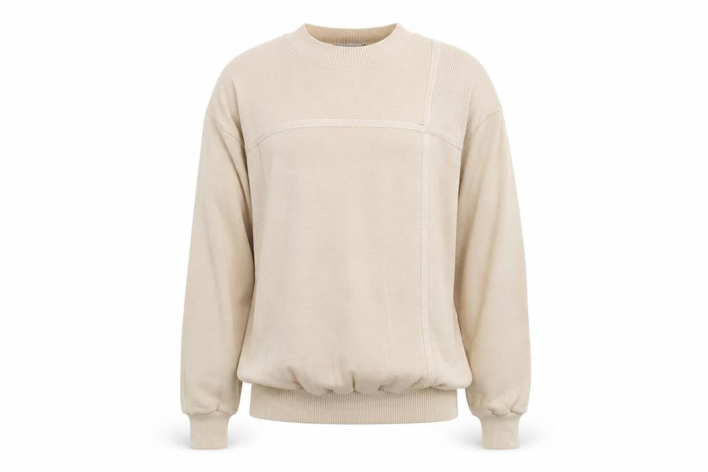 Greenwoods  Mens Beige  Acrylic Pullover Sweatshirt Size M
