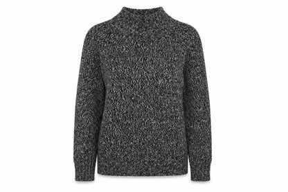 Next Womens Black Mock Neck  Acrylic Pullover Jumper Size M
