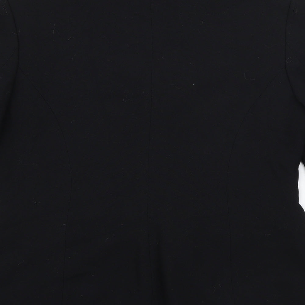 BHS Womens Black   Jacket Blazer Size 10   - Butterfly