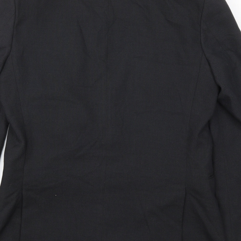 Marks and Spencer Mens Grey  Polyester Jacket Suit Jacket Size 40