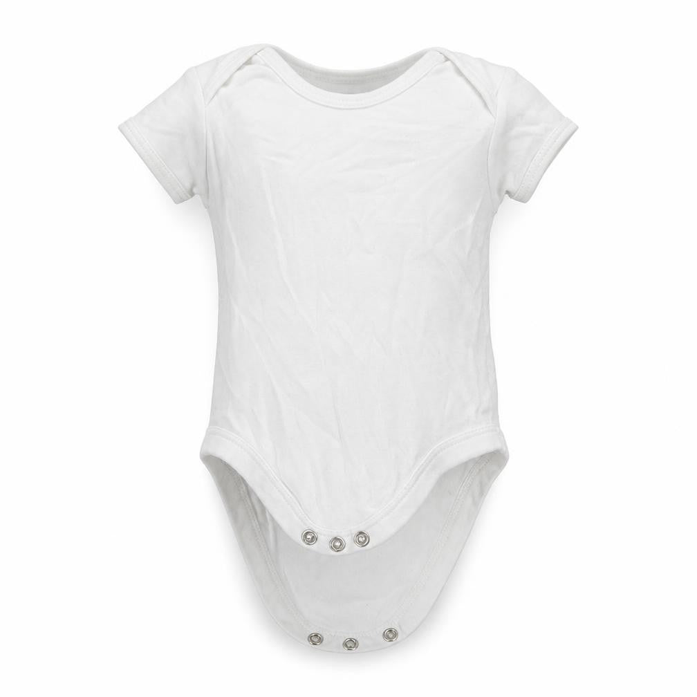 Dunnes Baby White  Cotton Babygrow One-Piece Size 0-3 Months  Button