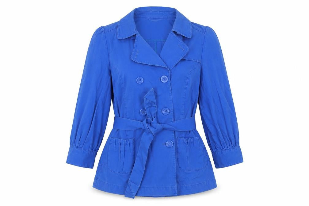 Great Plains Womens Blue   Jacket  Size L  Button