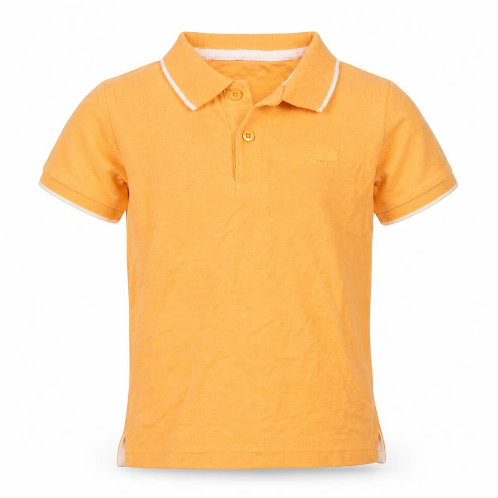 Dunnes Stores Boys Orange  Polyester Basic Polo Size 2-3 Years Collared Pullover