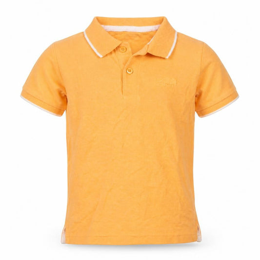 Dunnes Boys Orange  Polyester Basic Polo Size 2-3 Years Collared Pullover