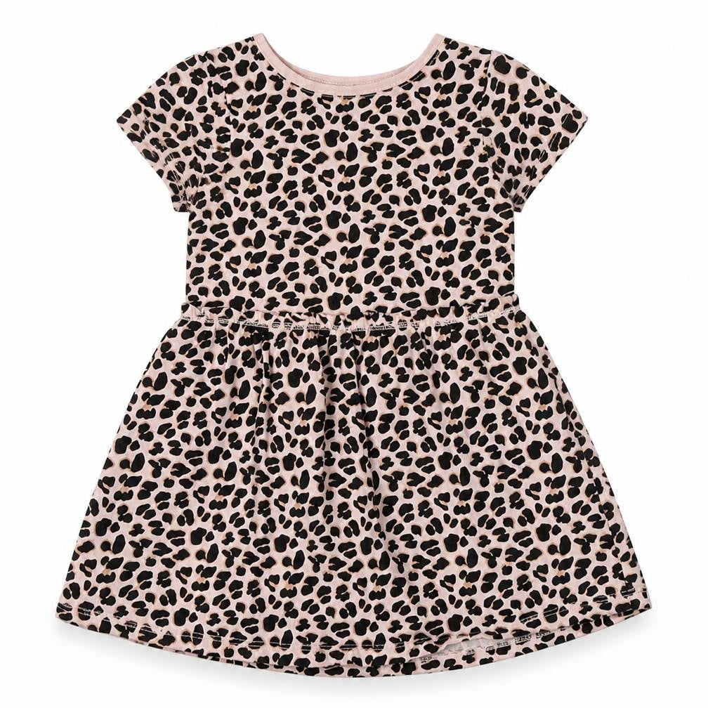 E-vie Girls Multicoloured Animal Print Cotton A-Line  Size 12-18 Months  Round Neck