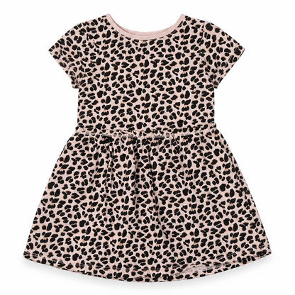 E-vie Girls Multicoloured Animal Print Cotton A-Line  Size 12-18 Months  Round Neck