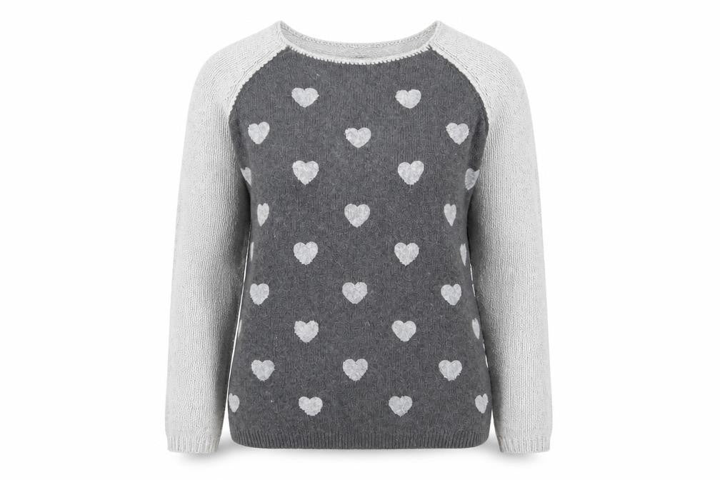 NEXT Womens Grey Boat Neck  Cotton Pullover Jumper Size 10
