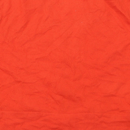 Lakeland Womens Red V-Neck  Polyester Full Zip Jumper Size 18