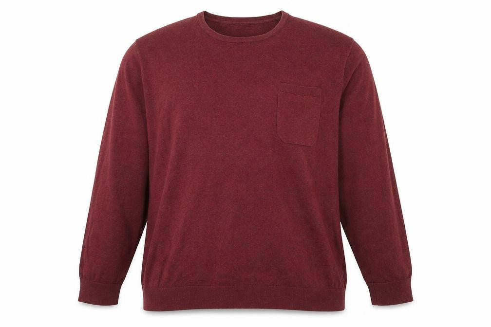 NEXT Mens Red Round Neck  Cotton Pullover Jumper Size 2XL