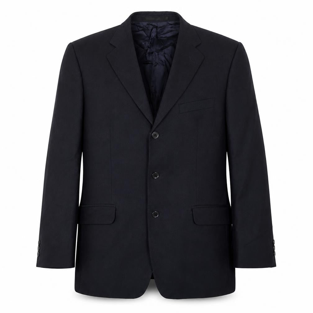 Westbrook Mens Blue  Polyester Jacket Suit Jacket Size 42