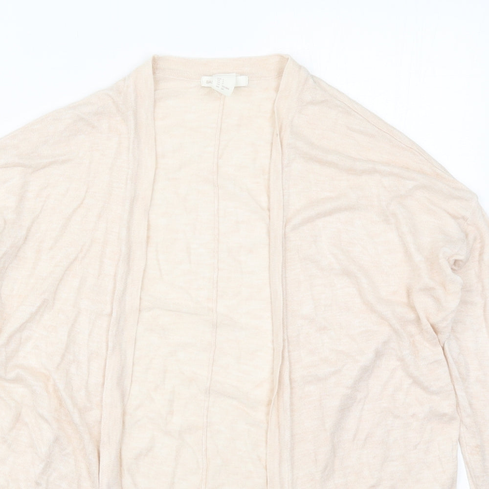 H&M Womens Black V-Neck  Acrylic Cardigan Jumper Size S