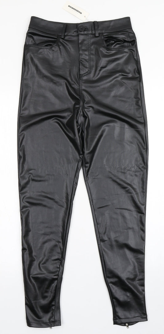 CBR Womens Black  Cotton Jegging Leggings Size S L25.5 in