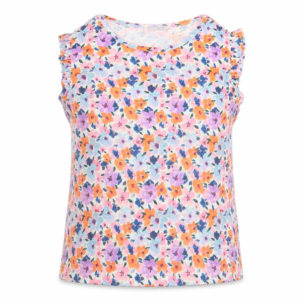 TU Womens Multicoloured Floral 100% Polyester Pullover Sweatshirt Size 14