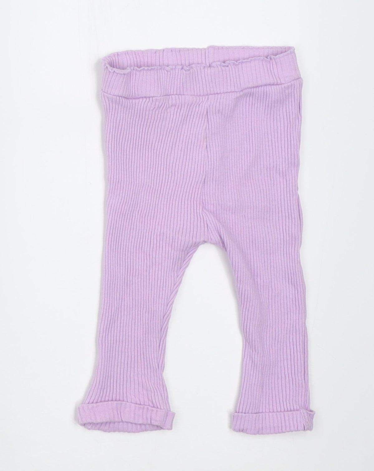 Dunnes Girls Purple  Cotton Capri Trousers Size 3-6 Months  Pullover