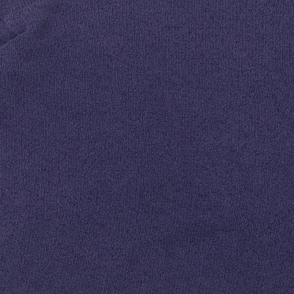 George Womens Purple V-Neck  Cotton Cardigan Jumper Size 10