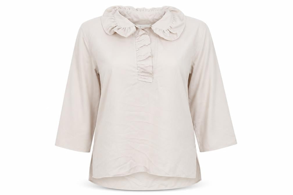 H&M Womens Beige  Polyester Camisole Blouse Size M V-Neck
