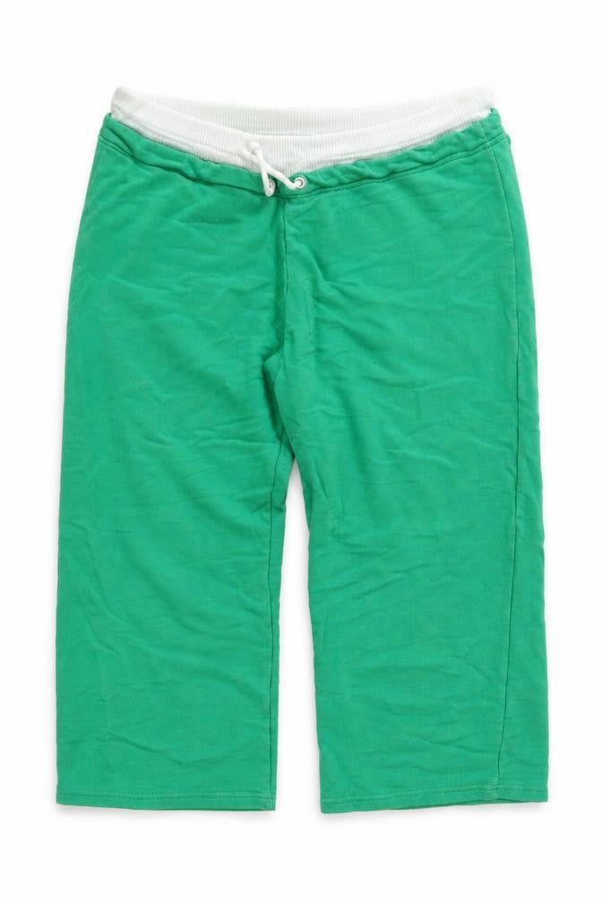 Dunnes Stores Mens Green  Cotton Sweat Shorts Size 26  Regular Drawstring