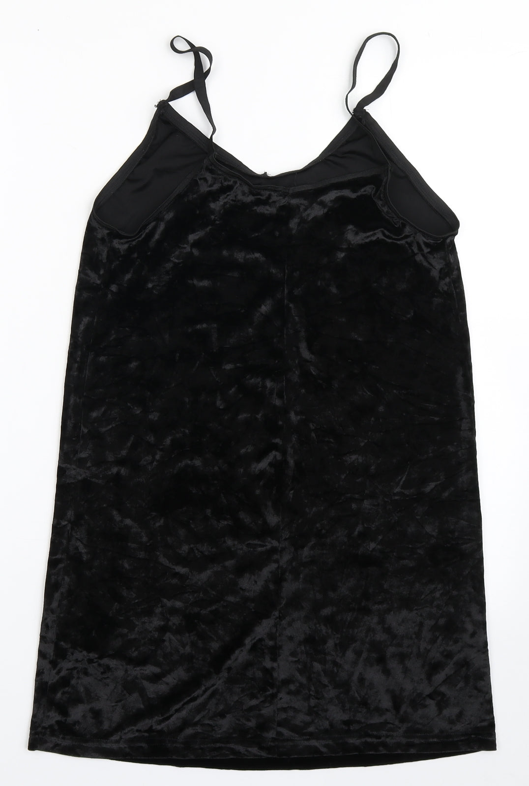 Topshop Womens Black  Polyester Bodycon  Size 8  Round Neck Pullover