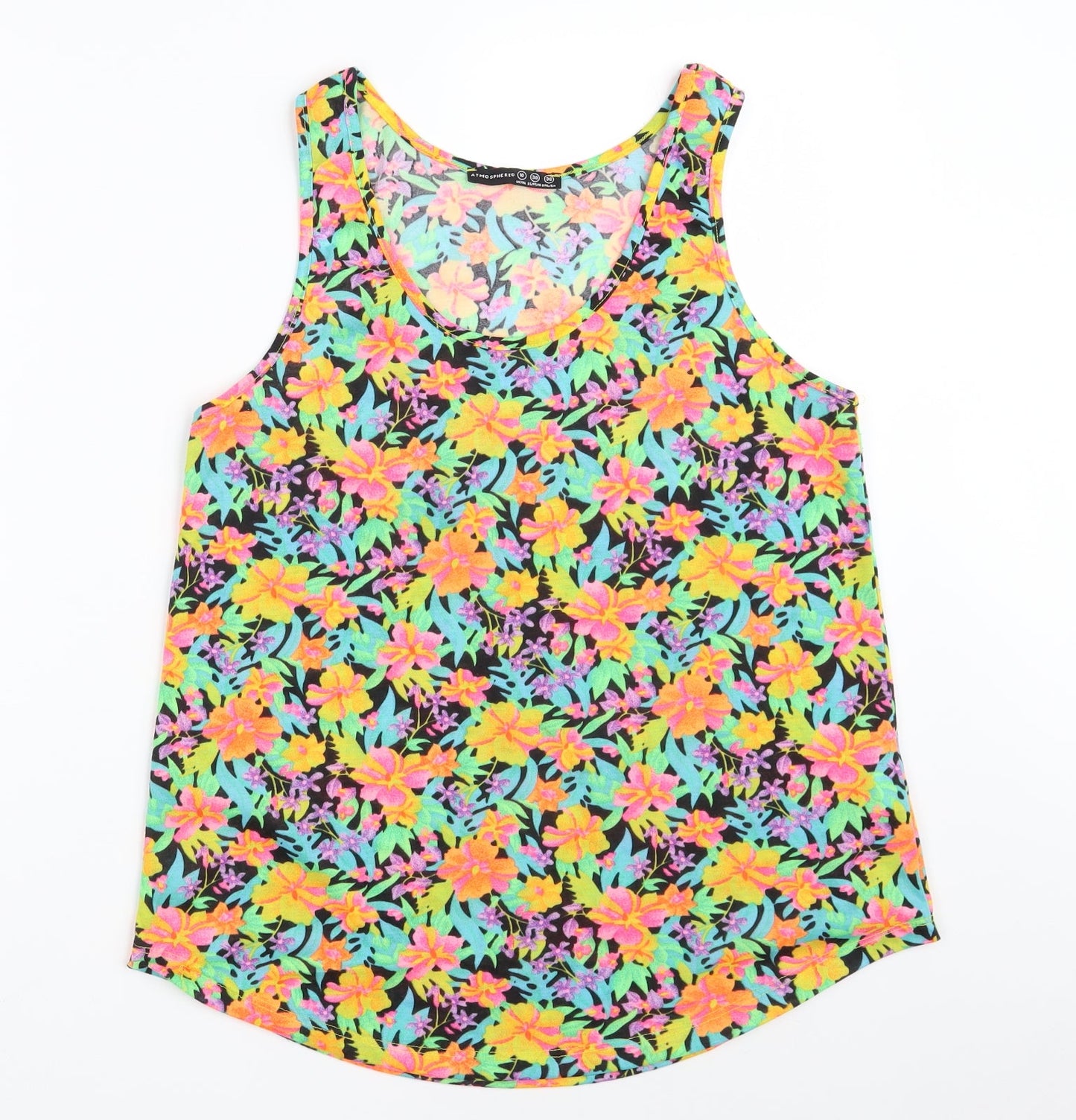 Atmosphere Womens Multicoloured Floral 100% Polyester Vest Sweatshirt Size 10