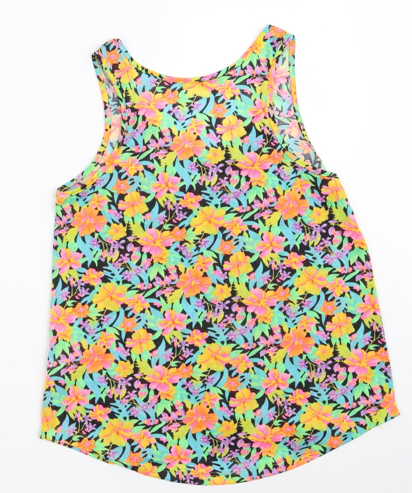 Atmosphere Womens Multicoloured Floral 100% Polyester Vest Sweatshirt Size 10
