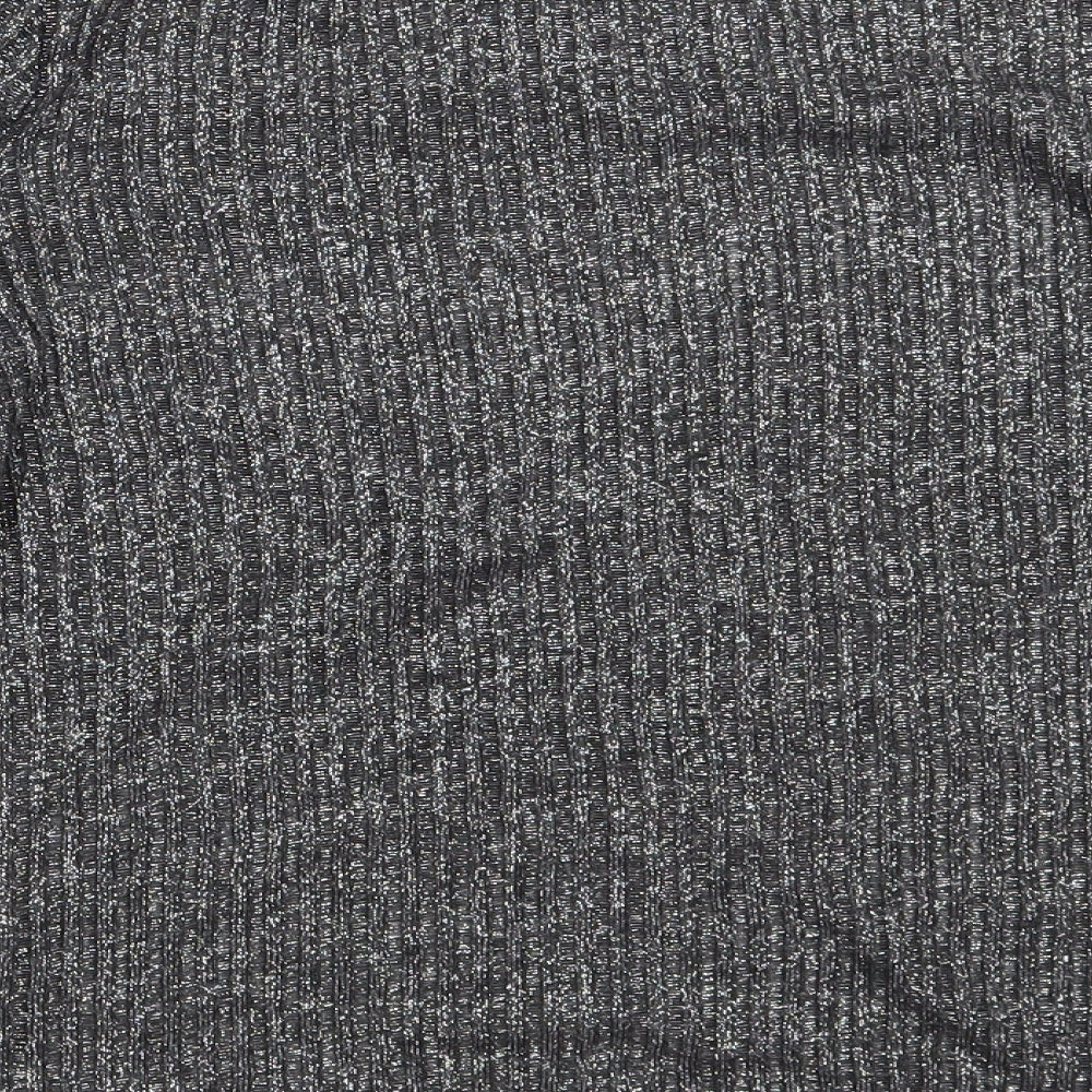 Marks and Spencer Womens Black  Polyester Pullover Sweatshirt Size 14