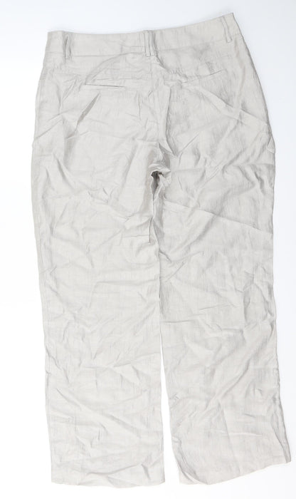 Preloved Gelco Womens Beige  Polyester Trousers  Size 18 L30 in Regular - Back