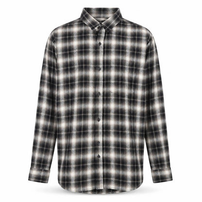 Forever 21 Mens Green Plaid Cotton  Button-Up Size XS Collared Button