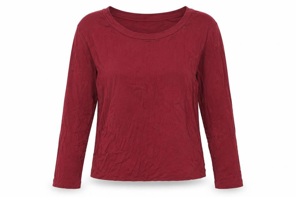 Forever 21  Womens Red  Modal Basic T-Shirt Size S Round Neck