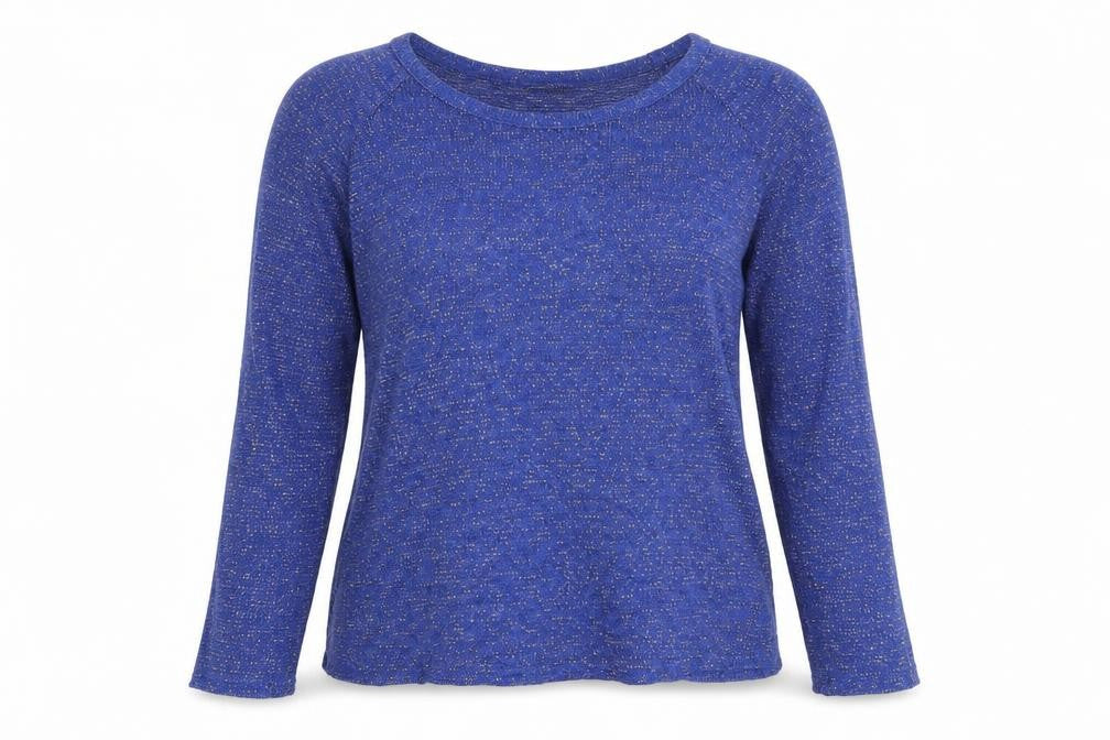 Atmosphere Womens Blue Round Neck  Acrylic Pullover Jumper Size 14