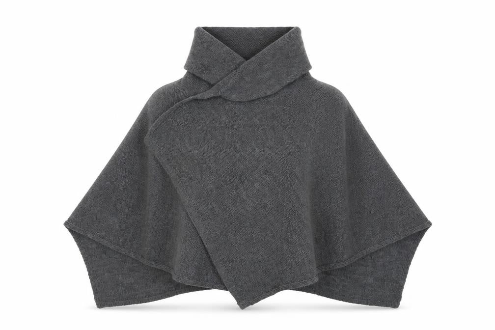 Marks & Spencer Womens Grey Roll Neck  Acrylic Cardigan Jumper One Size