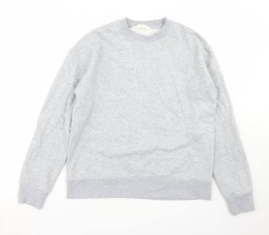 Primark Womens Grey  Cotton Pullover Sweatshirt Size 2XS