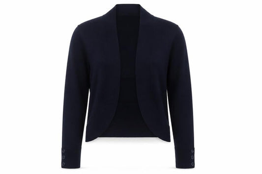 Wallis Womens Blue V-Neck  Acrylic Cardigan Jumper Size S
