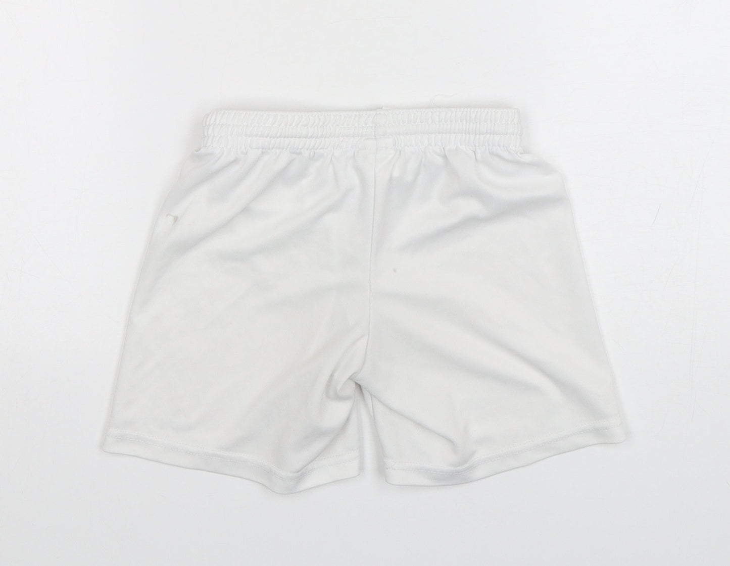 Kipsta Boys White  Polyester Sweat Shorts Size 6 Years  Regular Drawstring