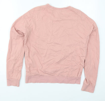 Preloved H&M Womens Pink  Cotton Pullover Sweatshirt Size XS  Pullover - Lyon - Back