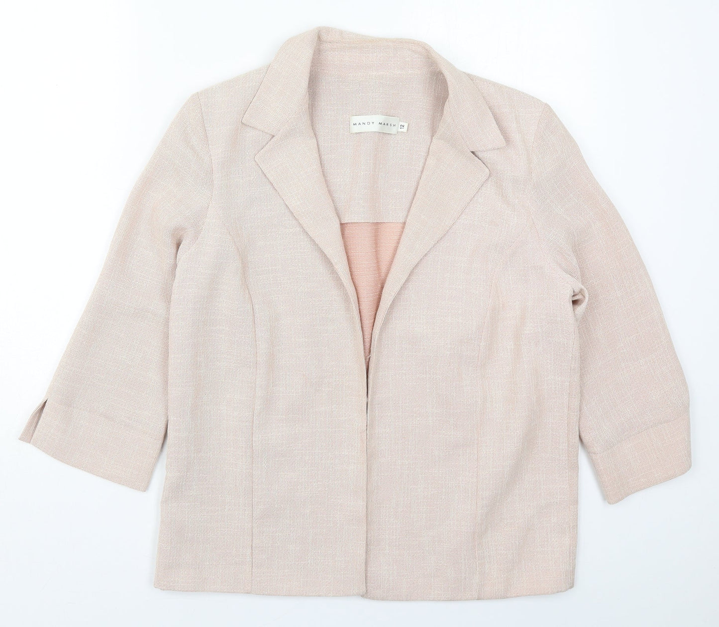Mandy Marsh Womens Pink   Jacket  Size 12
