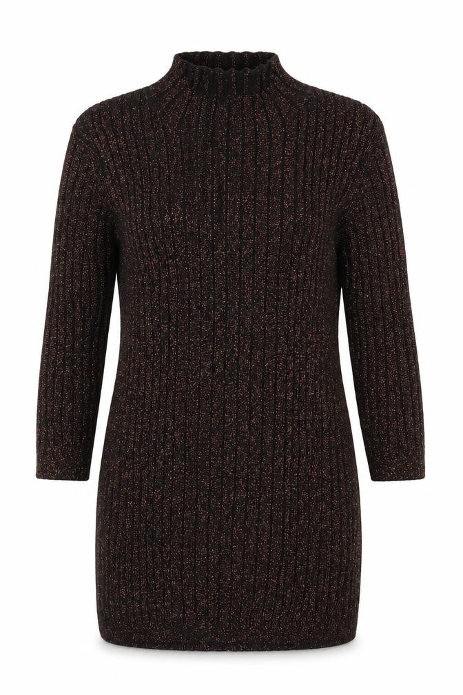 Atmosphere Womens Orange Mock Neck  Viscose Pullover Jumper Size 10