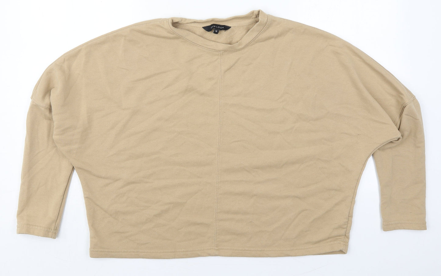 New Look Womens Beige  Polyester Pullover Sweatshirt Size 14  Pullover