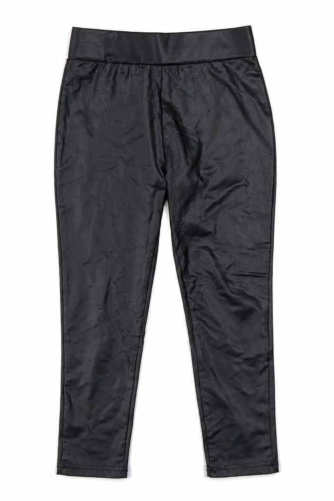 Primark Girls Black  Polyester Capri Trousers Size 7-8 Years  Regular