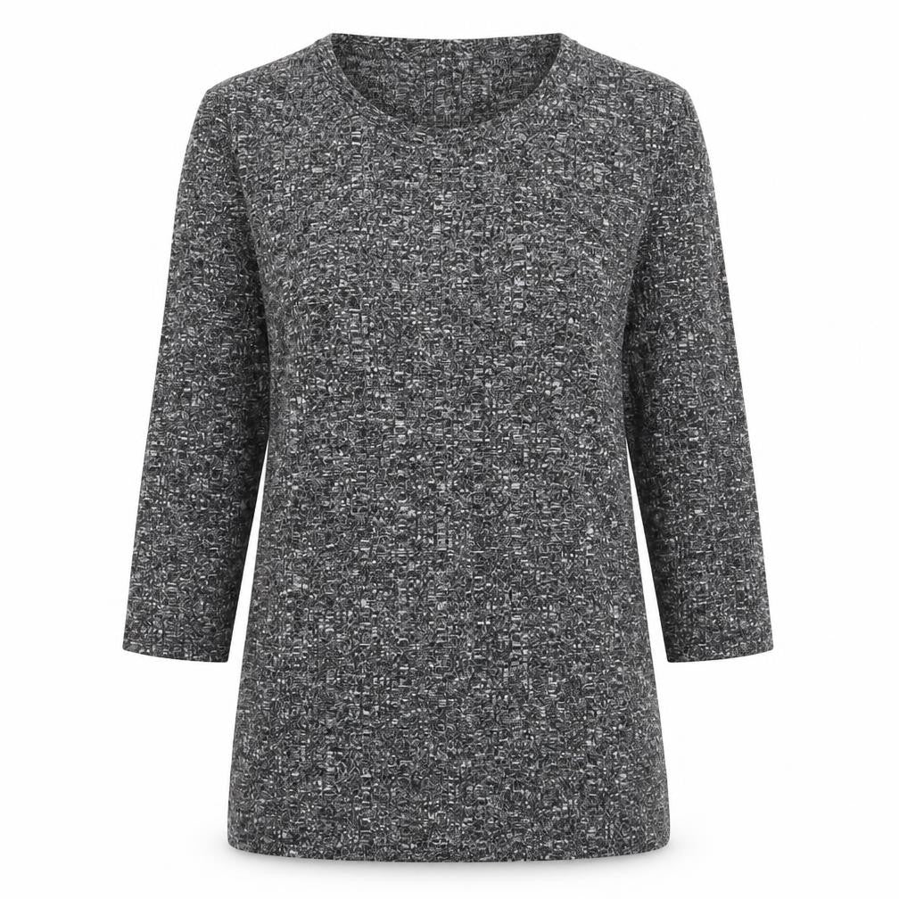 F&F Womens Grey Round Neck  Polyester Pullover Jumper Size 10