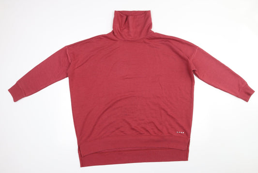 Matalan Womens Red  Polyester Pullover Sweatshirt Size M  Pullover