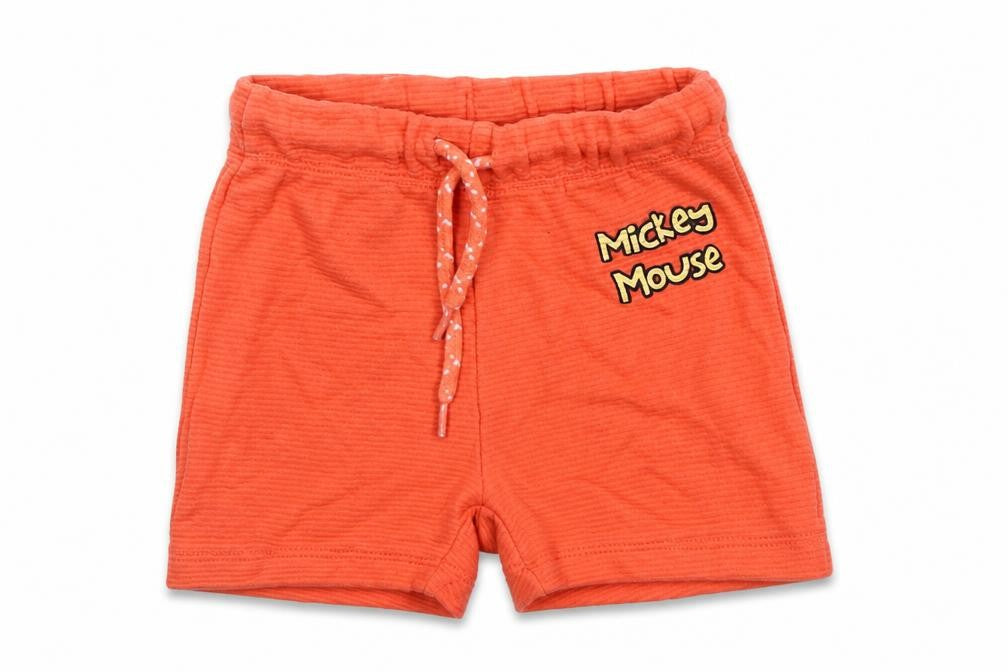 Disney Baby Boys Orange  Cotton Cropped Trousers Size 18 Months  Tie - Mickey Mouse Disney