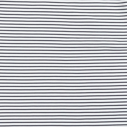 Atmosphere Womens Blue Striped Polyester Basic T-Shirt Size 10 Round Neck