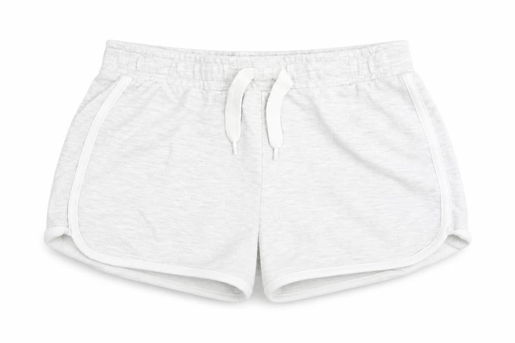 Dunnes Womens Grey  Cotton Hot Pants Shorts Size 25 in  Regular Drawstring