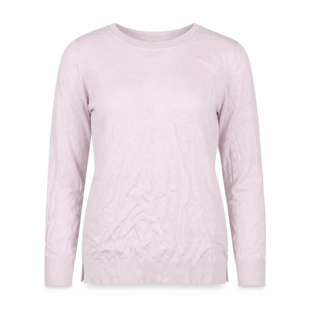Peacocks Womens Pink Round Neck  Viscose Pullover Jumper Size 8