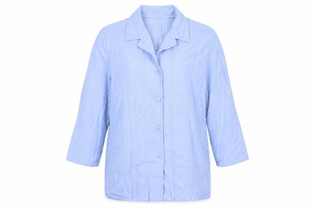 Pola Oy Womens Blue   Jacket Coat Size 14  Button