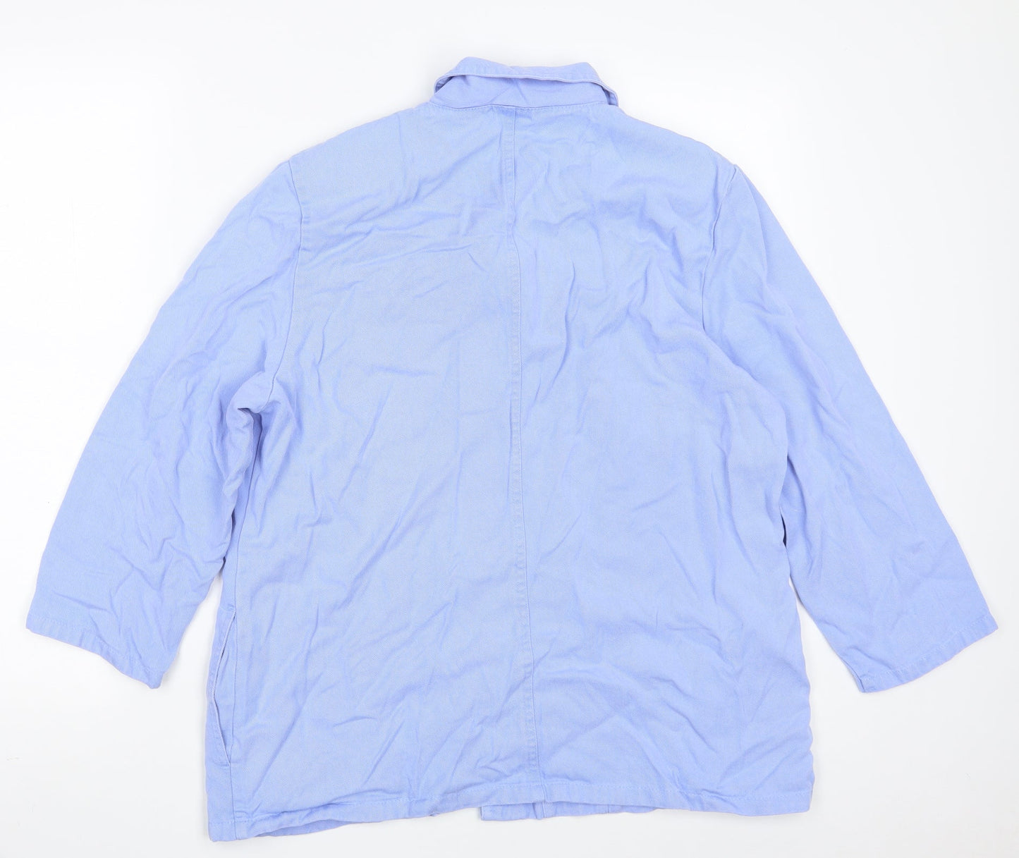 Pola Oy Womens Blue   Jacket Coat Size 14  Button