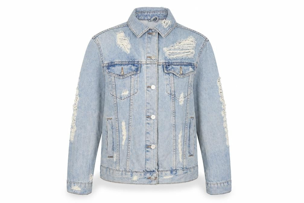 Topshop Womens Blue   Jacket  Size 8  Button