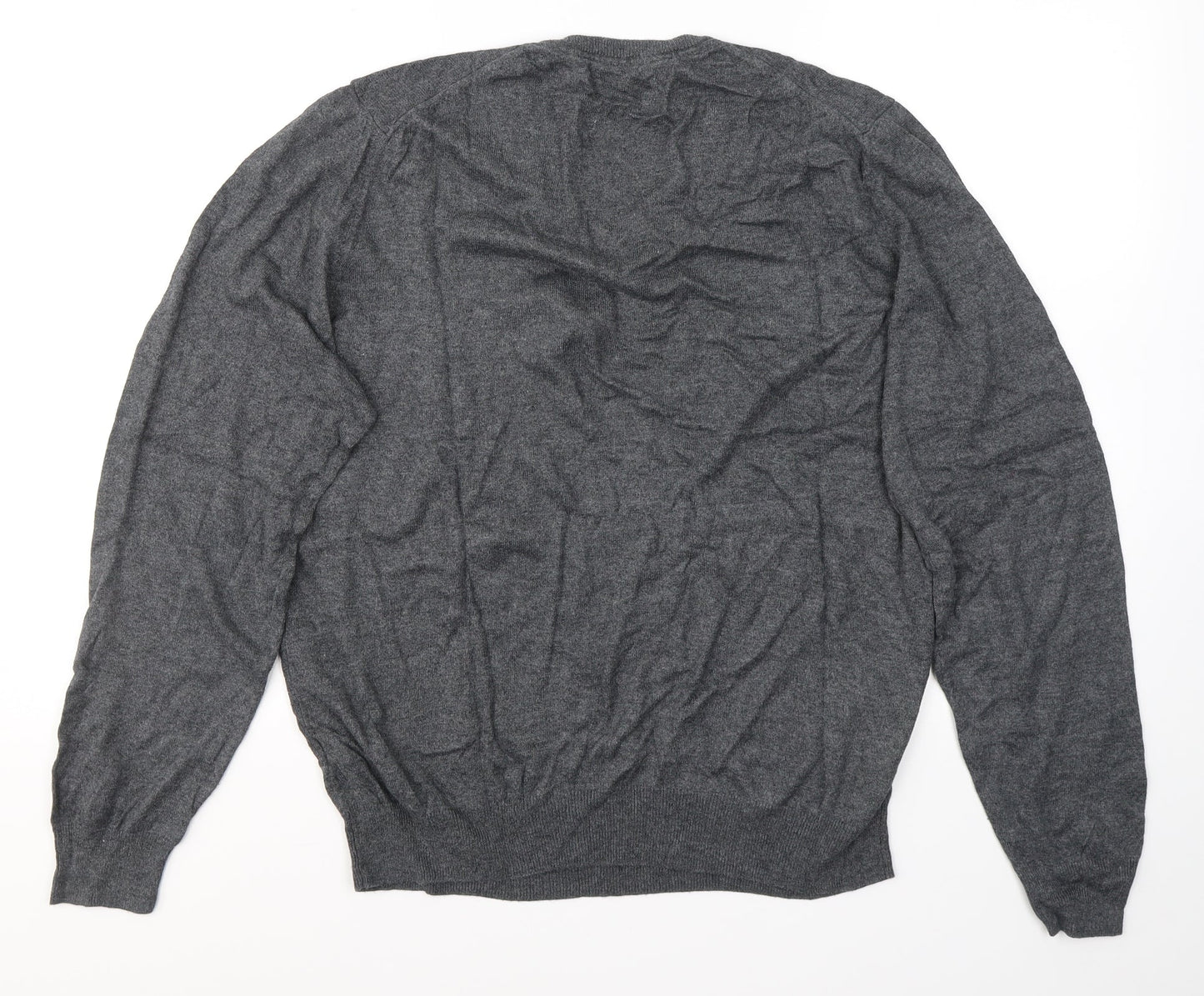 Marks and Spencer Mens Grey  Cotton Pullover Sweatshirt Size L